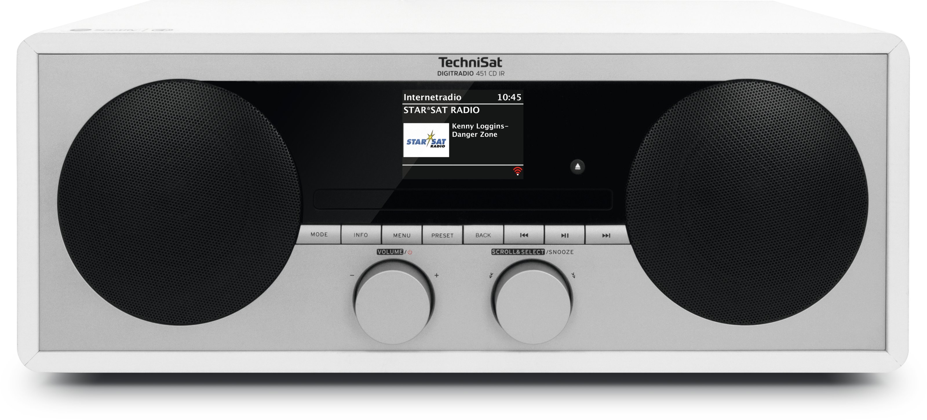 Digitales Internetradio mit CD-Player und WLAN - Technisat DIGITRADIO 451 CD IR