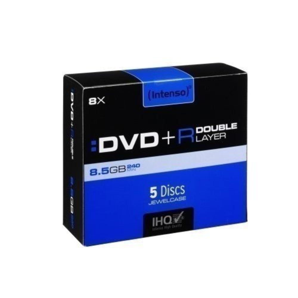 Intenso DVD+R 8.5GB 5pcs JewelCase DOUBLE LAYER