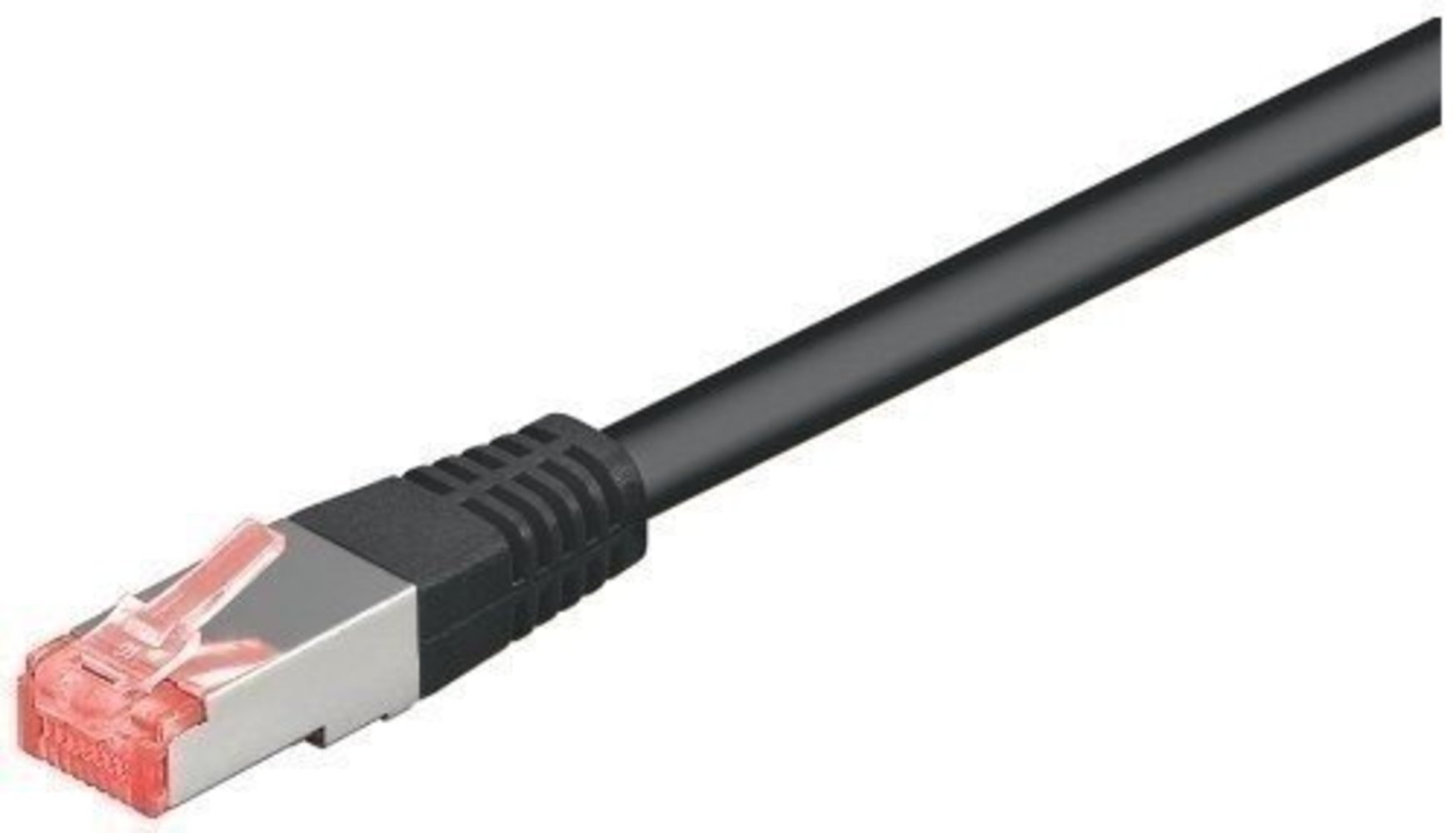  Titel: Hochwertiges Goobay Patchkabel Cat6 S/FTP RJ45 0.50m schwarz 68687 von WENTRONIC