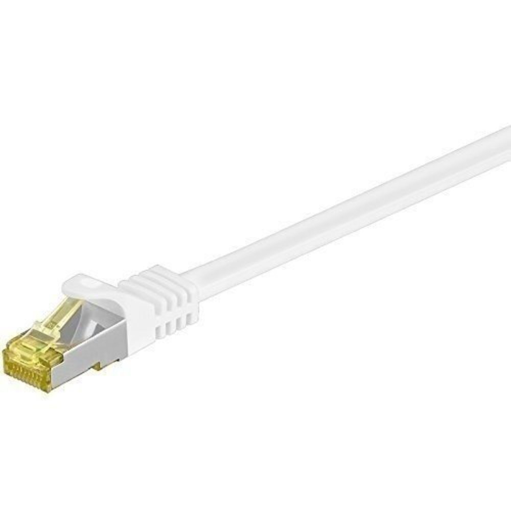 Goobay Patchkabel RJ45 S/FTP Cat7 0.25m wei