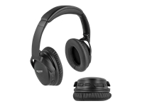 DELOCK Bluetooth 5.0 Kopfhrer Over-Ear faltbar mit integriertem Mikrofon und intensivem Bass bis zu 20 Stunden Laufzeit