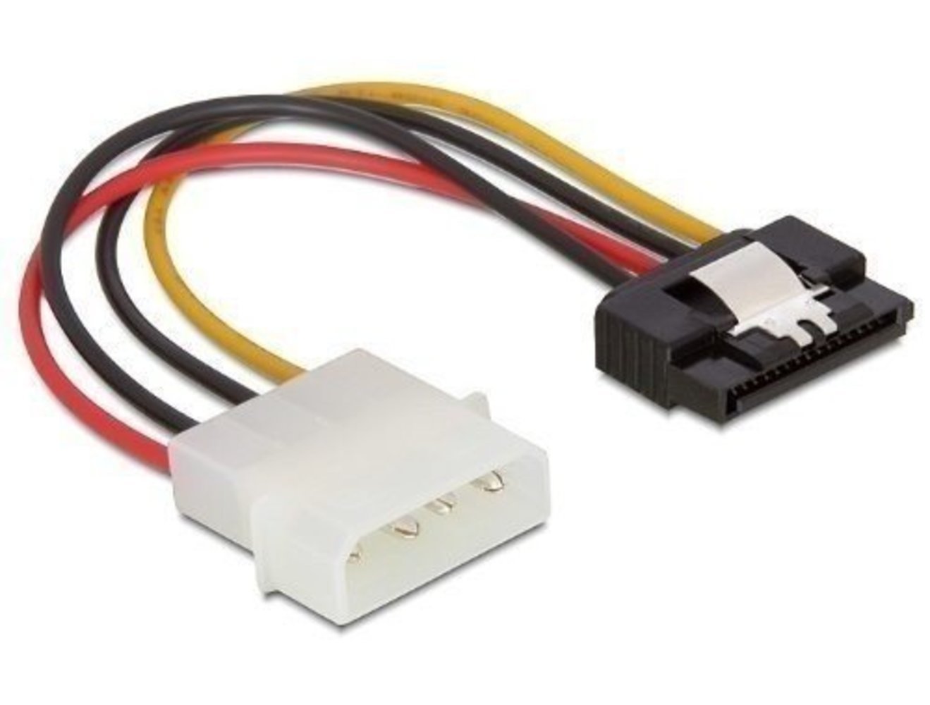 Stromkabel Delock SATA 15Pin->Molex 4Pin Bu/St 0.15m