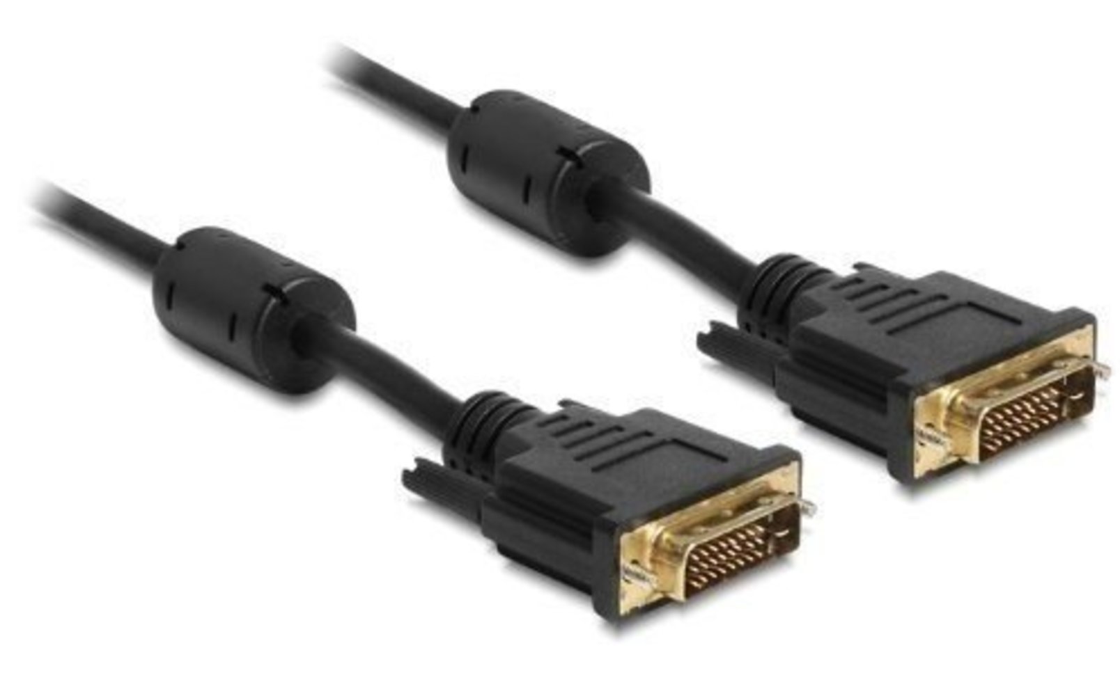 DVI Kabel 2m - DELOCK DVI 24+1 Stecker auf DVI Stecker - hochwertige Verbindung