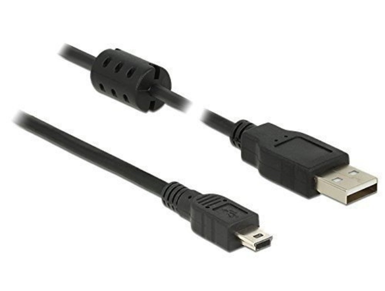 DELOCK Kabel USB 2.0 Typ-A Stecker > USB 2.0 Mini-B Stecker 2.0 m schwarz