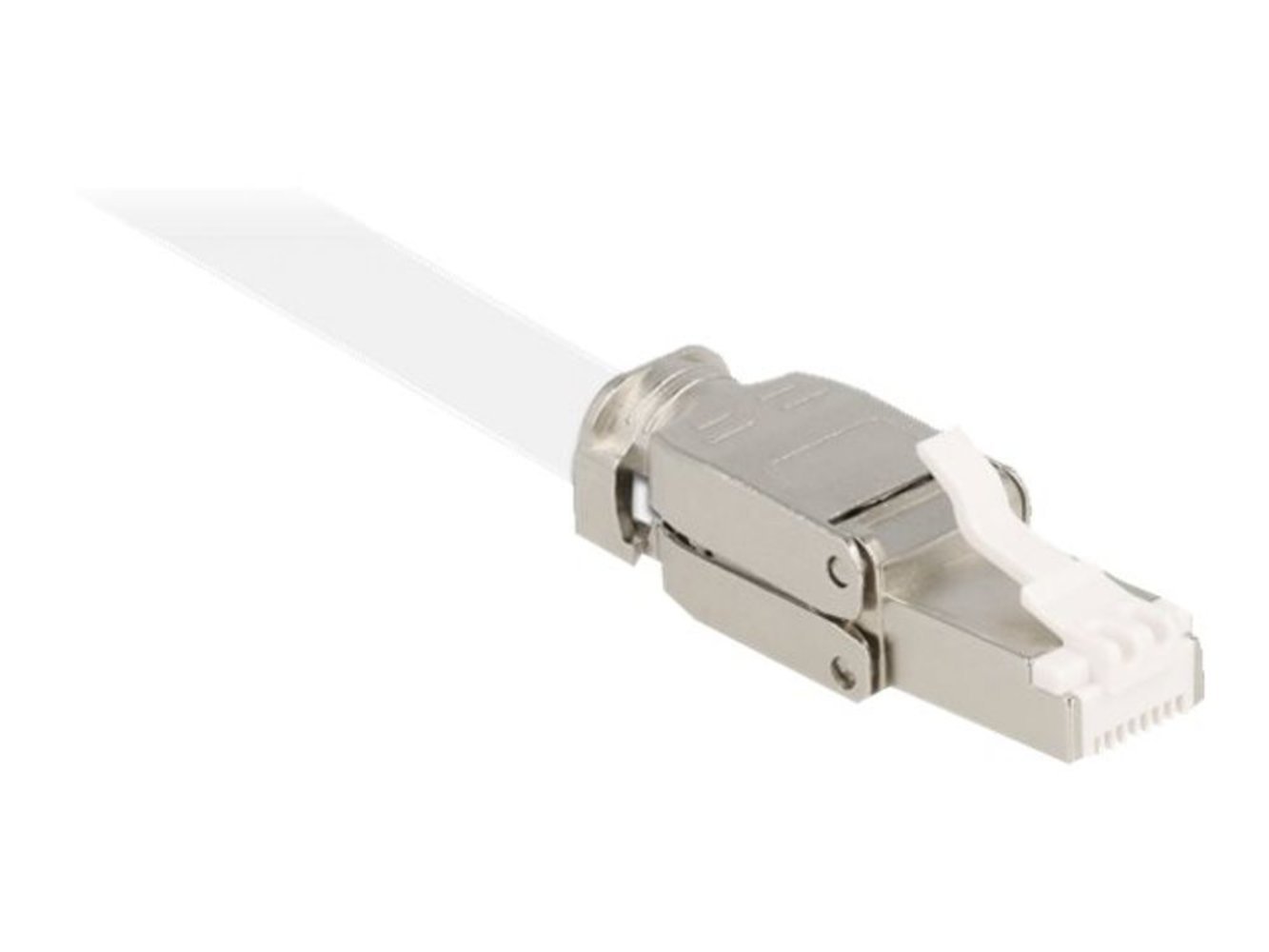 DELOCK RJ45 Stecker Cat6A STP werkzeugfrei