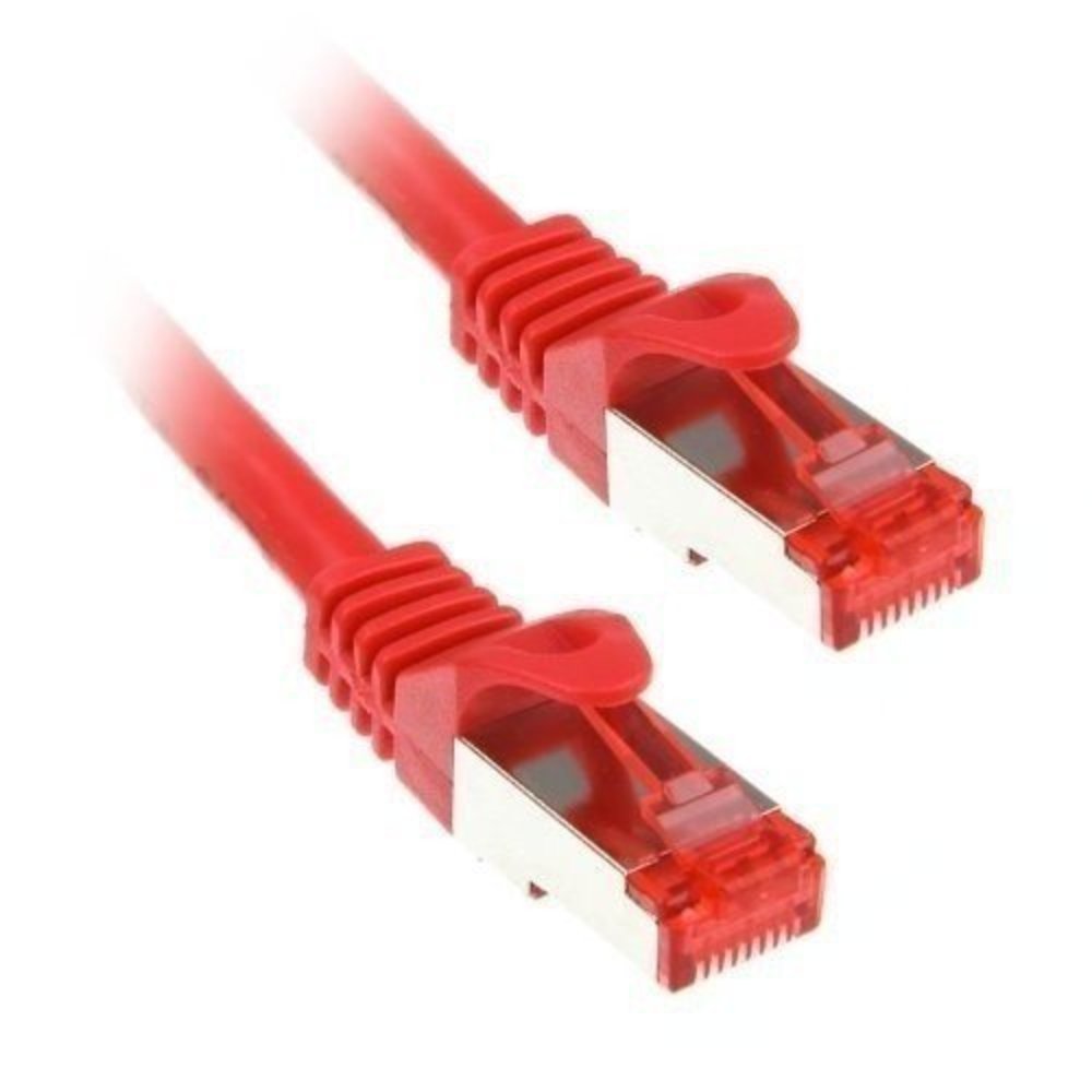 InLine® Patchkabel S/FTP (PiMf) Cat6 250MHz PVC Kupfer rot 3m - Hochwertiges, 3m langes InLine® Patchkabel S/FTP (PiMf) Cat6 250MHz, PVC Isolierung, Kupfer Verbindung, in leuchtendem Rot Ideal für eine zuverlässige und schnelle Datenübertragung.