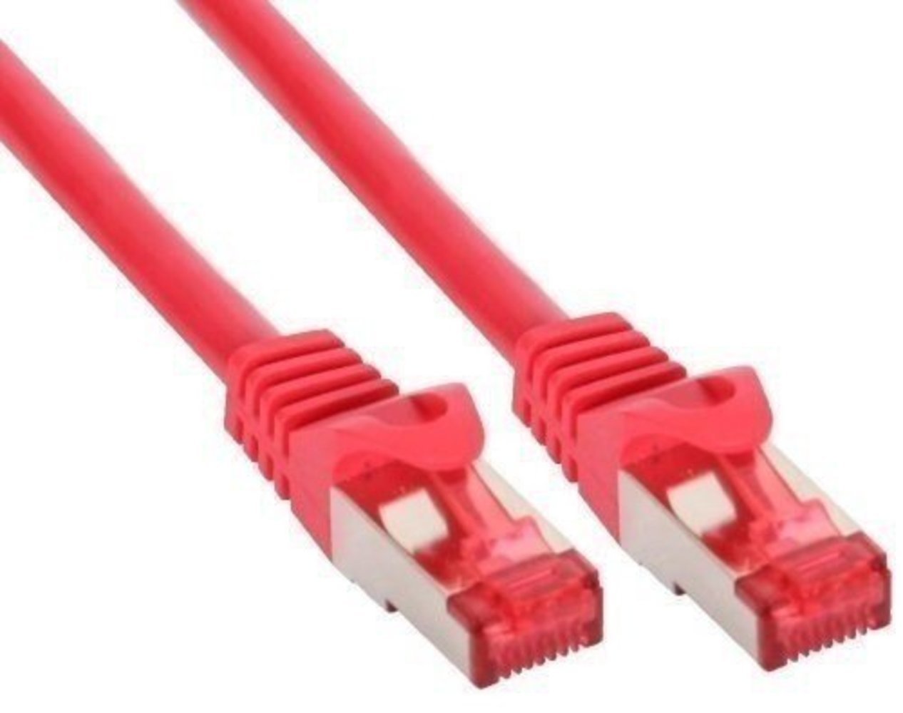 Patchkabel InLine® S/FTP (PiMf) Cat6 250MHz PVC Kupfer rot 7,5m - Hohe Qualität & schnelle Datenübertragung