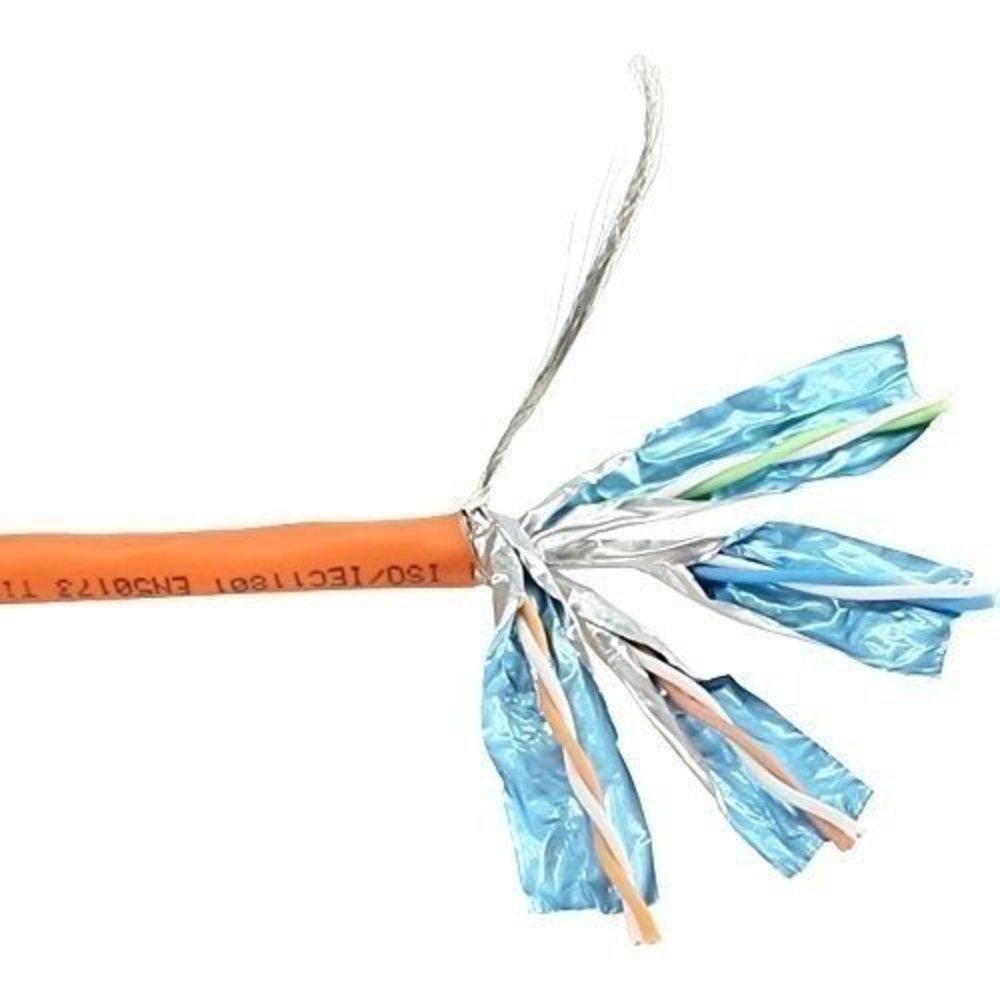 InLine® Verlegekabel Cat6 250MHz S/FTP (PiMf) CU AWG23 halogenfrei 100m