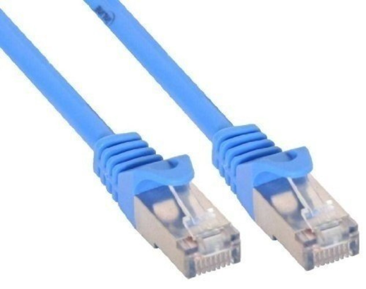 InLine® Patchkabel F/UTP Cat5e blau 3m - Hochwertiges und robustes Ethernet-Kabel mit F/UTP-Schirmung für verbesserte Signalqualität - 3 Meter Länge in ansprechendem blauen Design