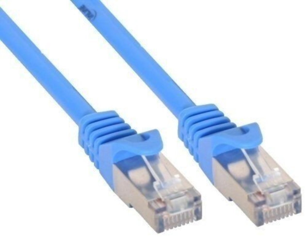 InLine® Patchkabel F/UTP Cat5e blau 1m - Hochwertiges Netzwerkkabel für schnelle und zuverlässige Datenübertragung