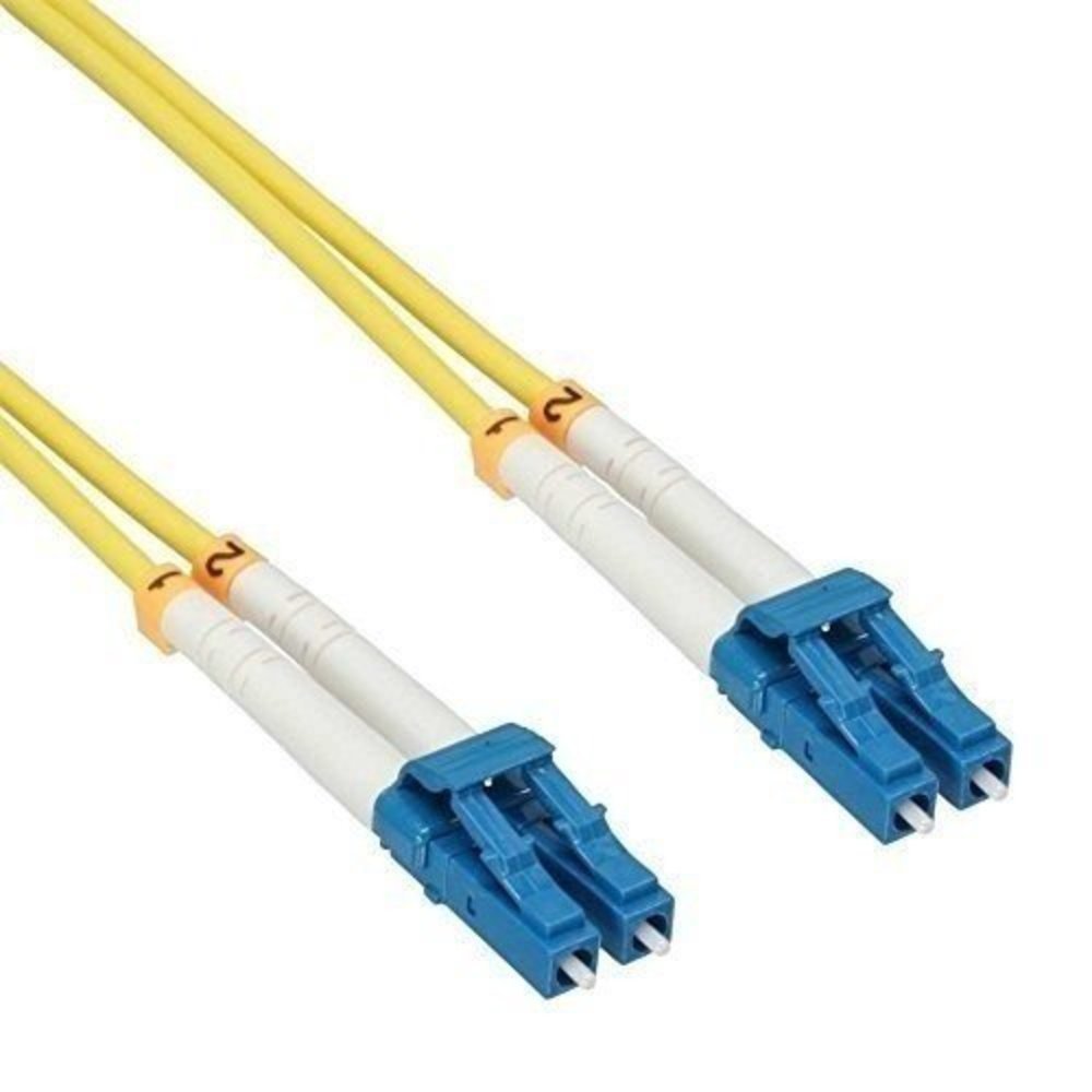 InLine® LWL Duplex Kabel LC/LC 9/125µm OS2 10m - Hochwertiges Glasfaserkabel für schnelle und zuverlässige Datenübertragung