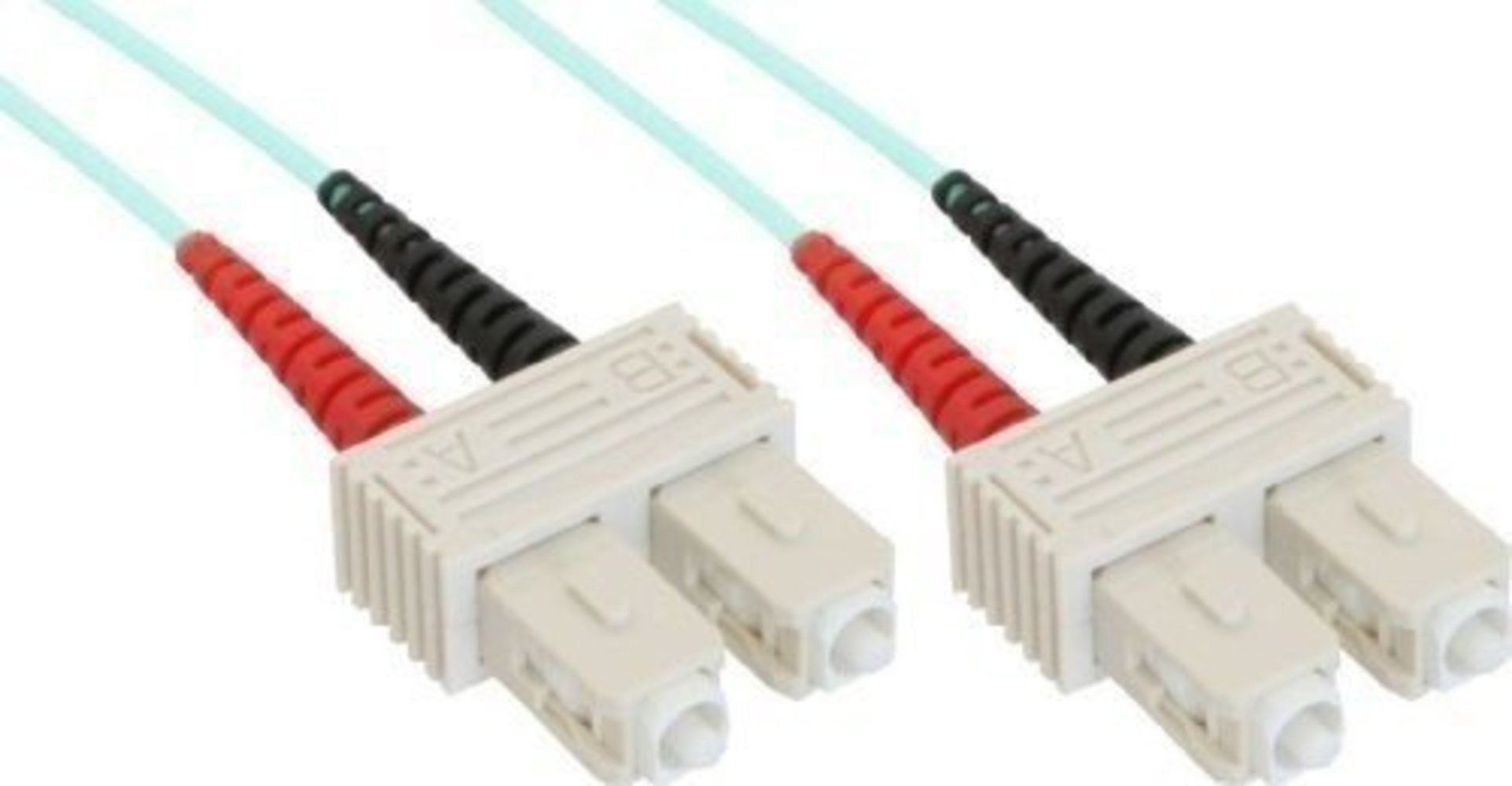 InLine® LWL Duplex Kabel SC/SC 50/125µm OM3 10m - Hochwertiges Lichtwellenleiter-Duplex-Kabel für schnelle Datenübertragung