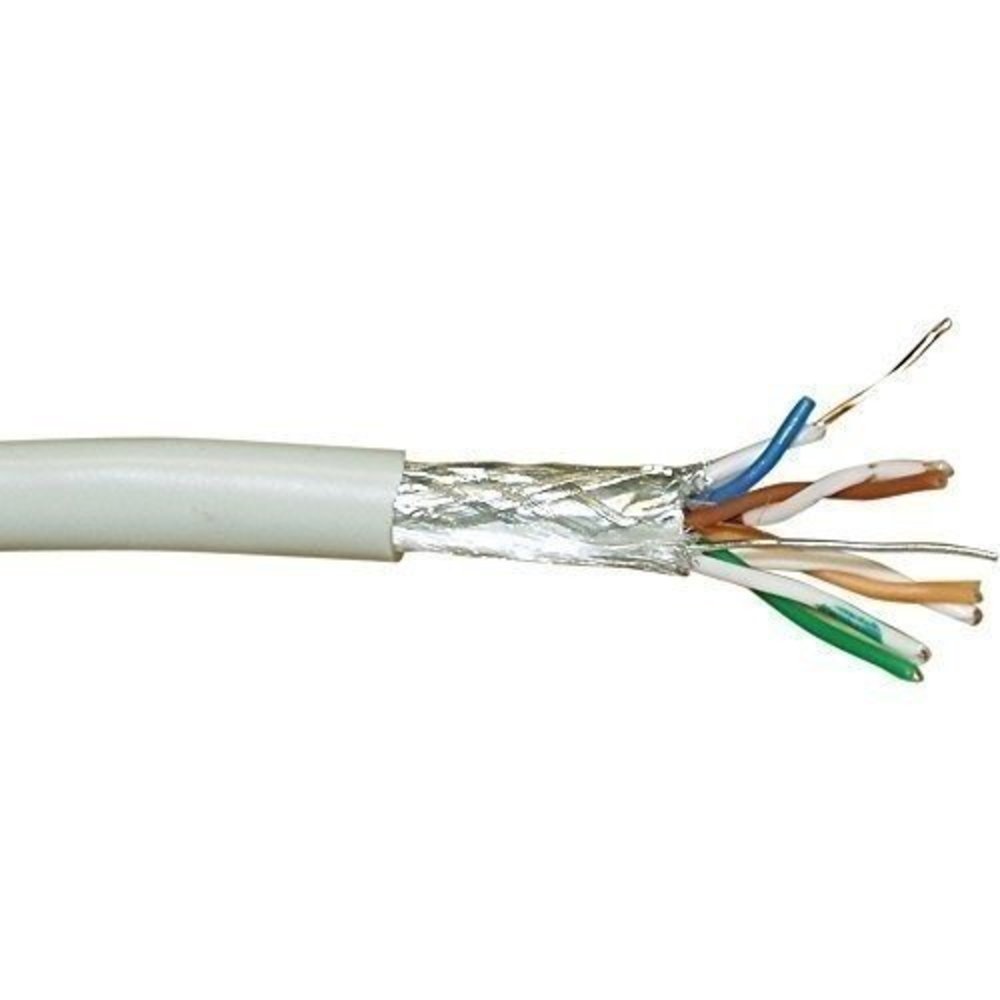 INLINE Cat5e Verlegekabel S-FTP AWG24 CU halogenfrei grau 100m – Hohe Qualität und Zuverlässigkeit für Netzwerkanwendungen