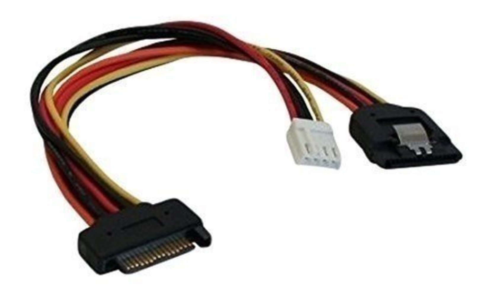 InLine® SATA Stromadapterkabel: SATA Buchse an SATA Stecker + 8.89cm (3.5 Zoll) Stecker - Jetzt kaufen!