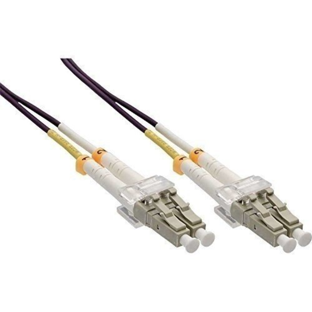 InLine® LWL Duplex Kabel LC/LC 50/125µm OM4 25m - Hochwertiges Multimode Patchkabel für schnelle Datenübertragung