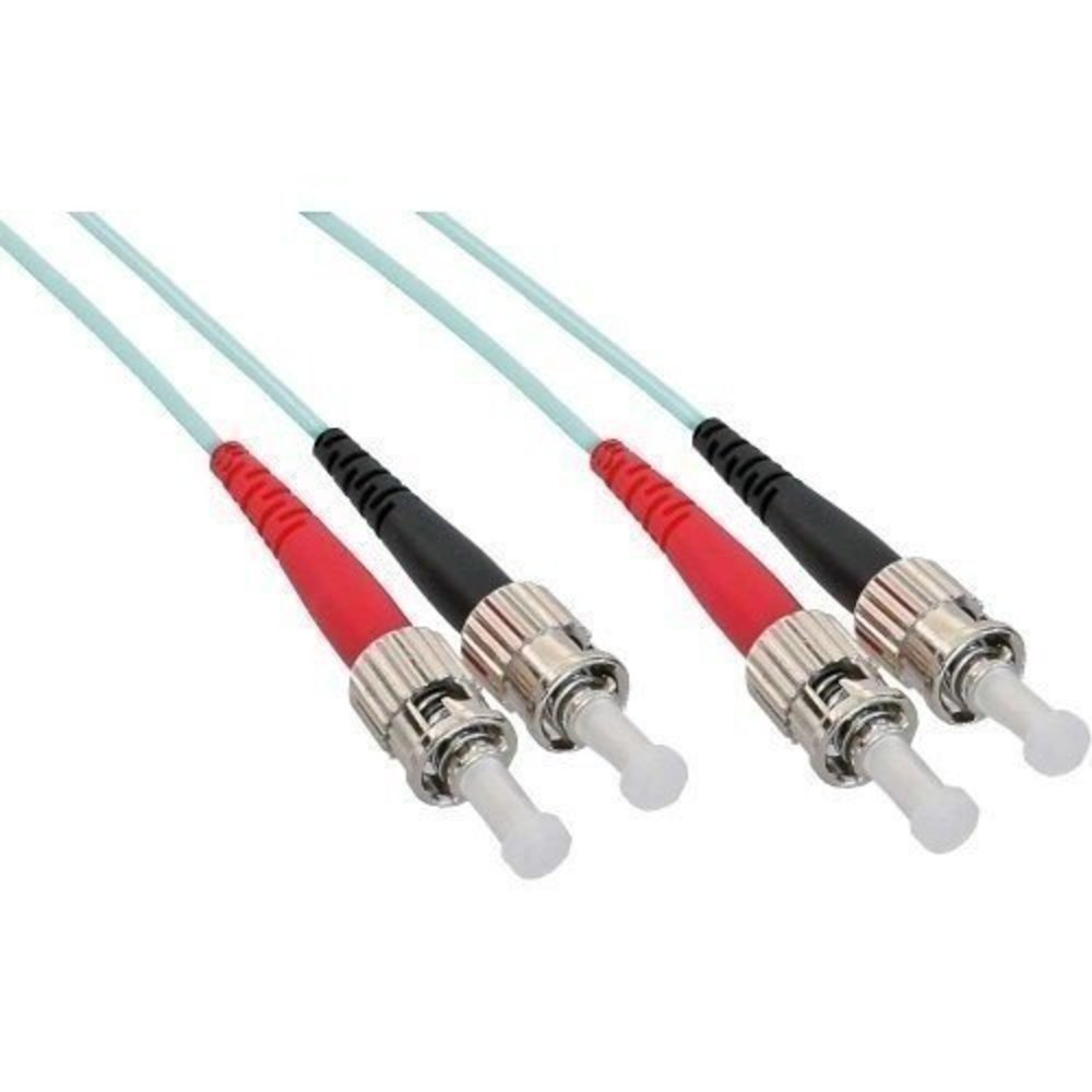 InLine® LWL Duplex Kabel ST/ST 50/125µm OM3 25m - Hochwertiges Glasfaserkabel für schnelle und zuverlässige Datenübertragung