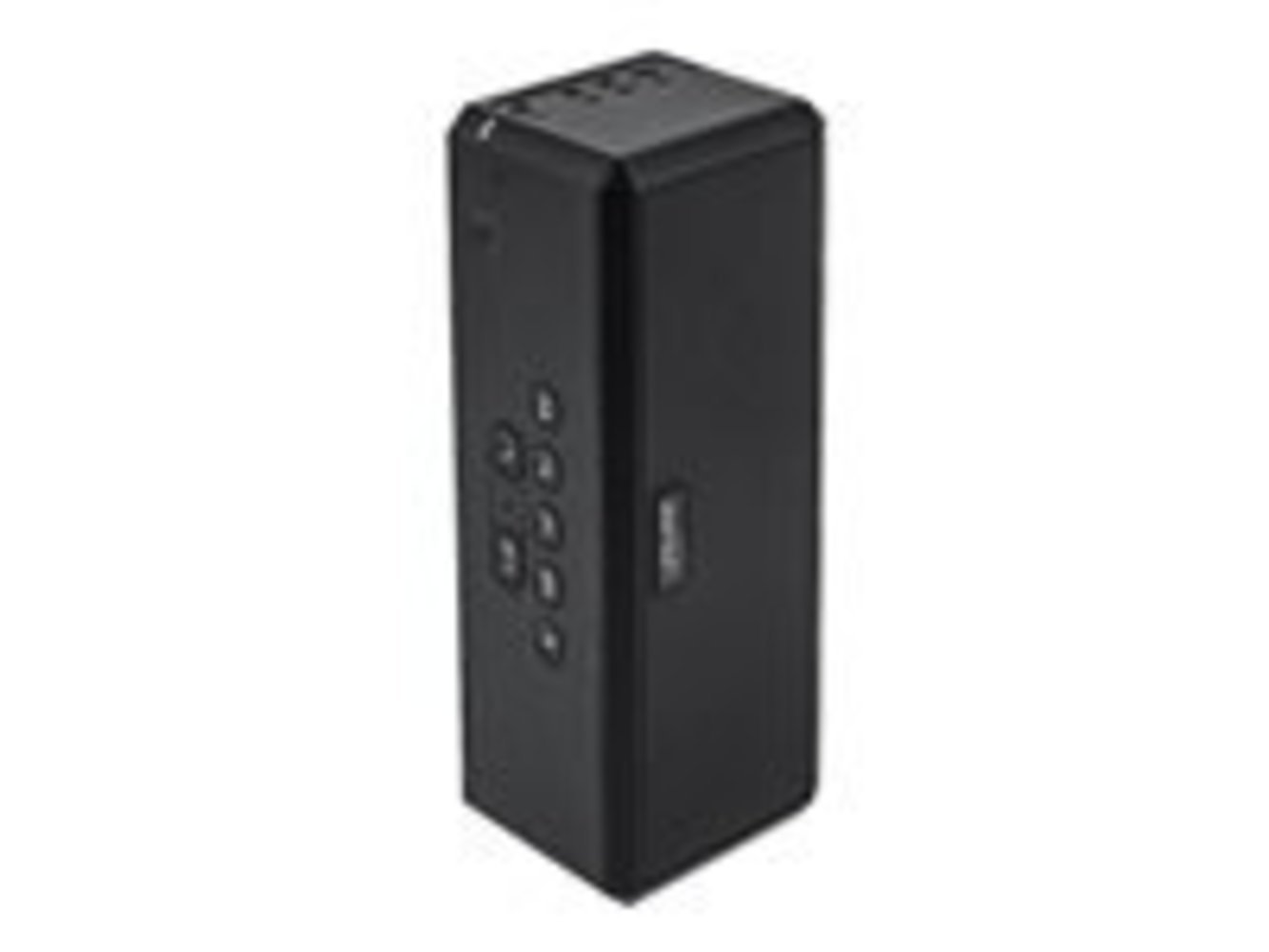 InLine® WOOME II - Bluetooth Lautsprecher TWS True Wireless Stereo aptX Freisprechfunktion Aux-In Bluetooth 4.0 4400mAh schwarz