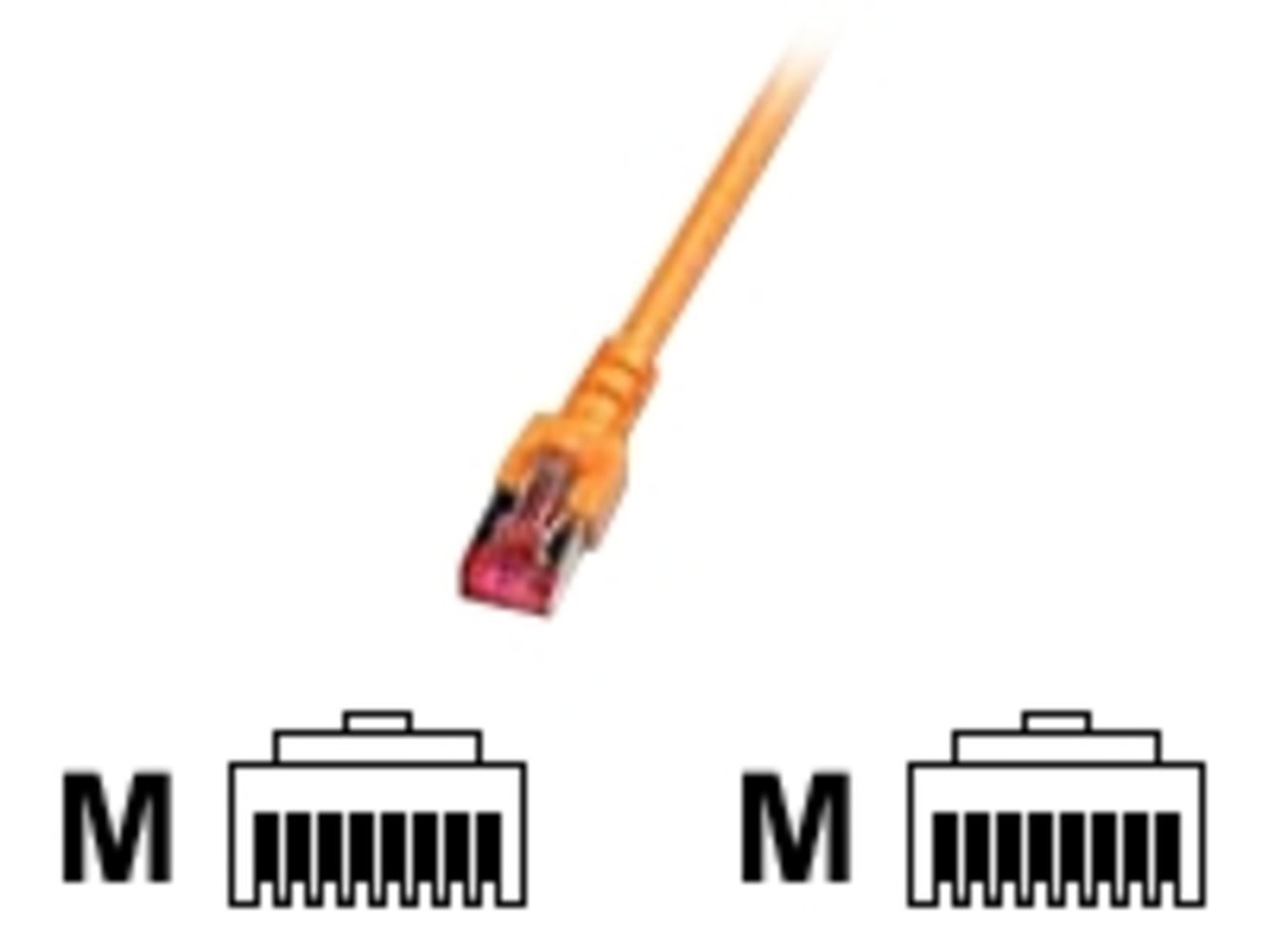 EFB RJ45 Patchkabel S/FTP Cat6 LSZH 10m orange