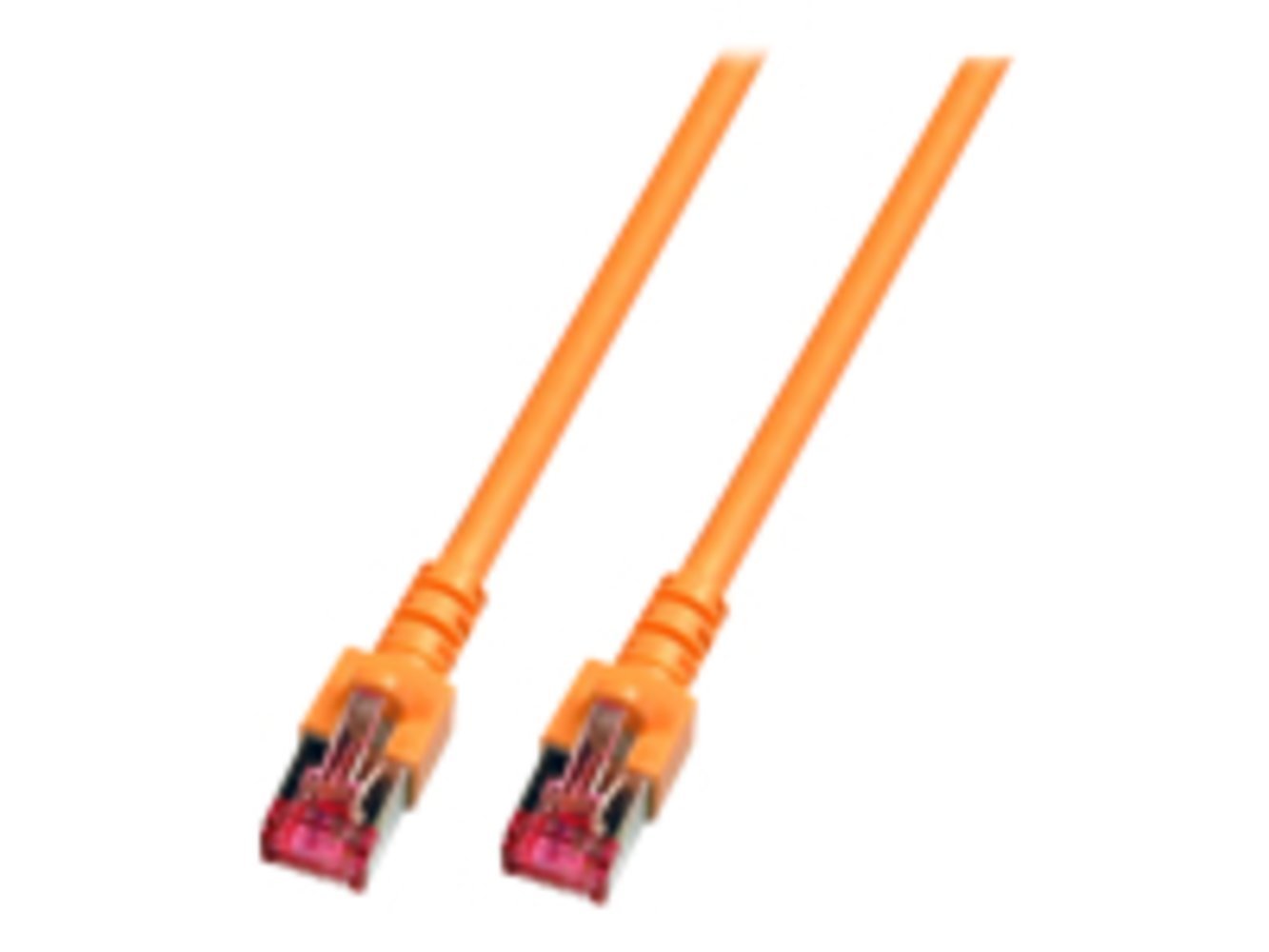 EFB RJ45 Patchkabel S/FTP Cat6 LSZH 0.25m orange