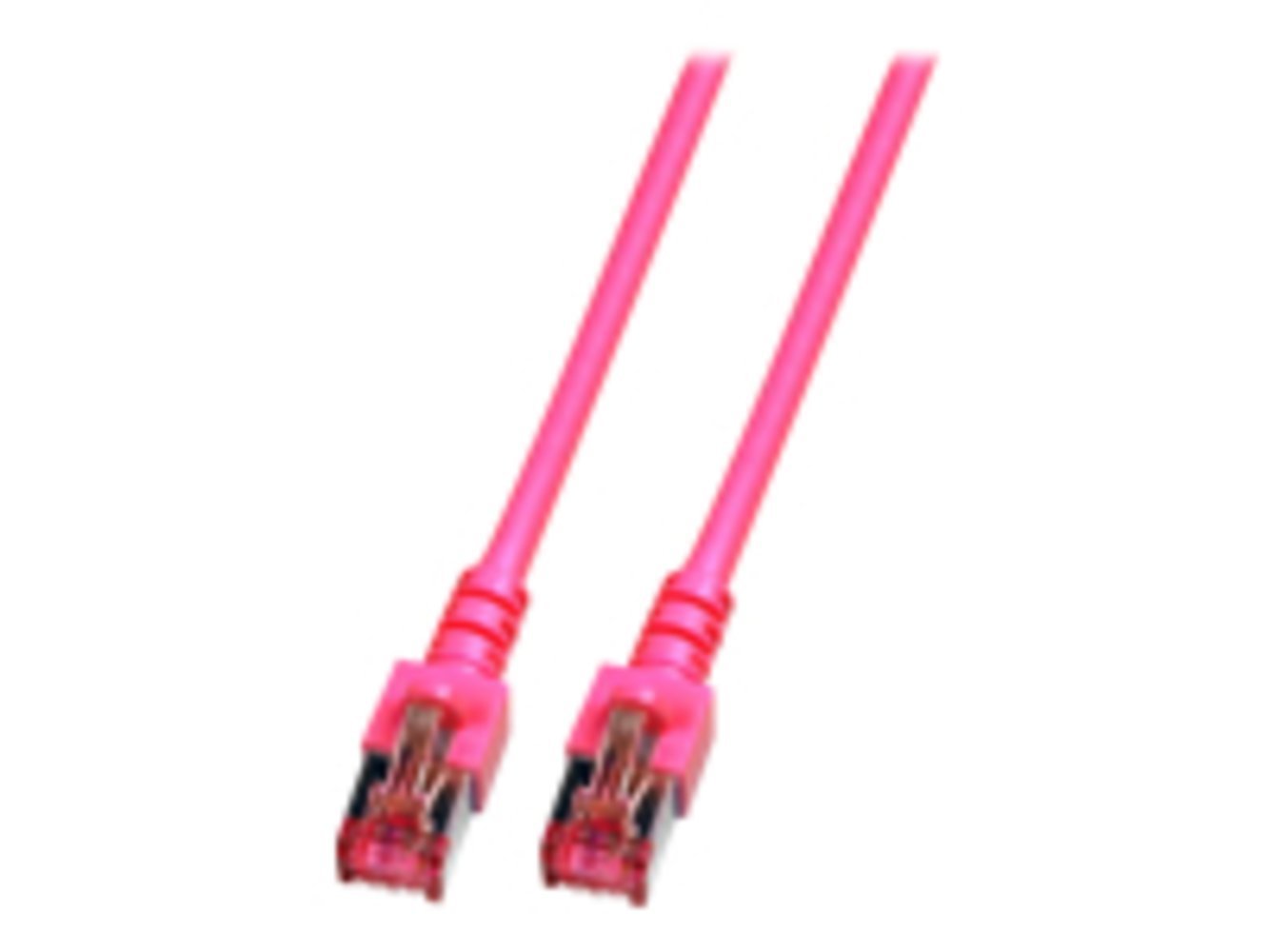 EFB RJ45 Patchkabel S/FTP Cat6 LSZH 0.25m magenta