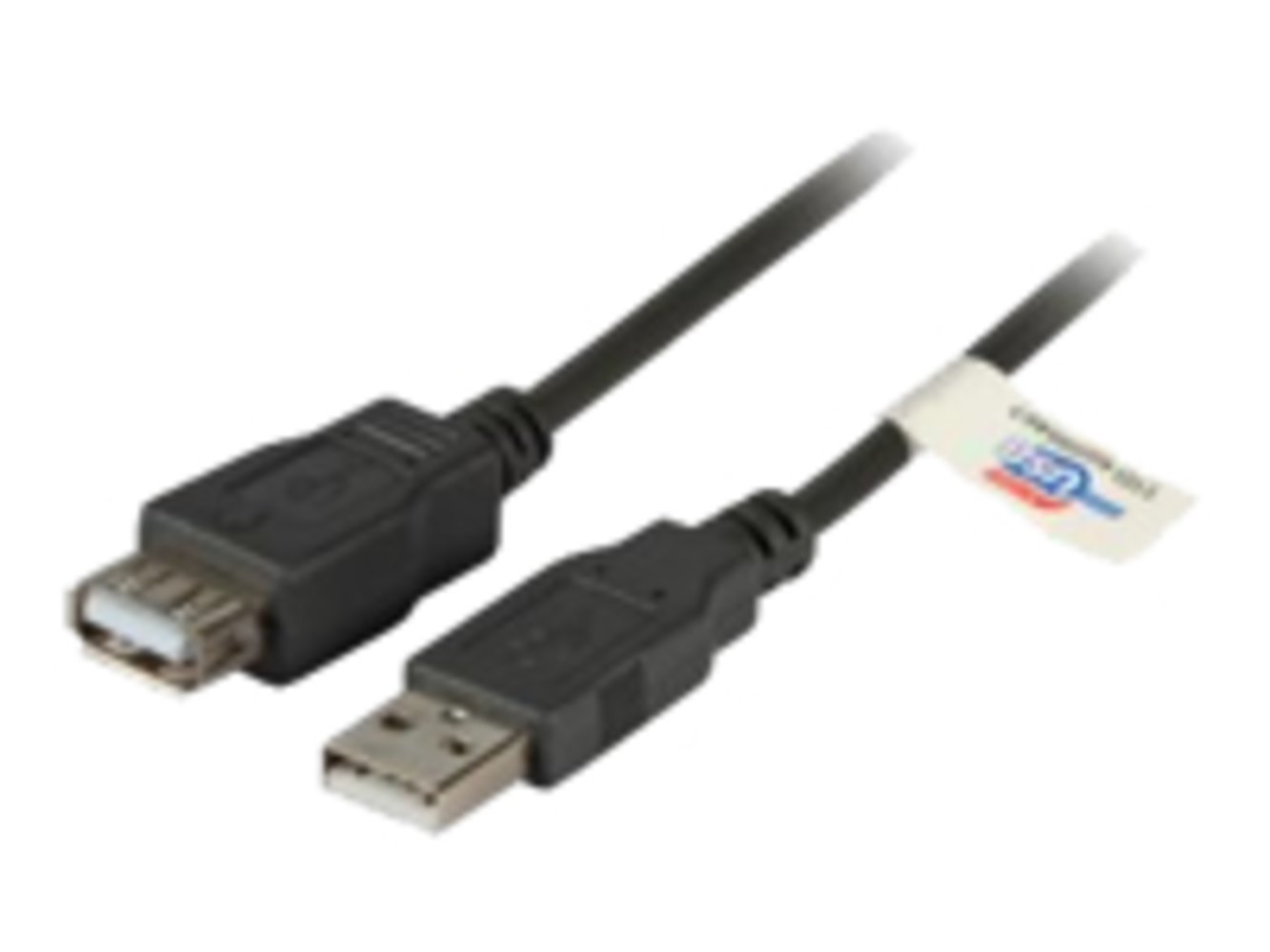 EFB USB2.0 Verlängerungskabel A-A St-Bu 5.0m schwarz Premium