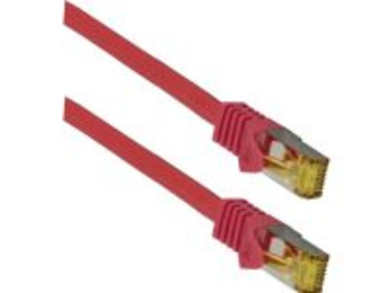 EFB RJ45 Patchkabel S/FTP.Cat6A.LSZH.Cat7 Rohkabel.0.25m.rot