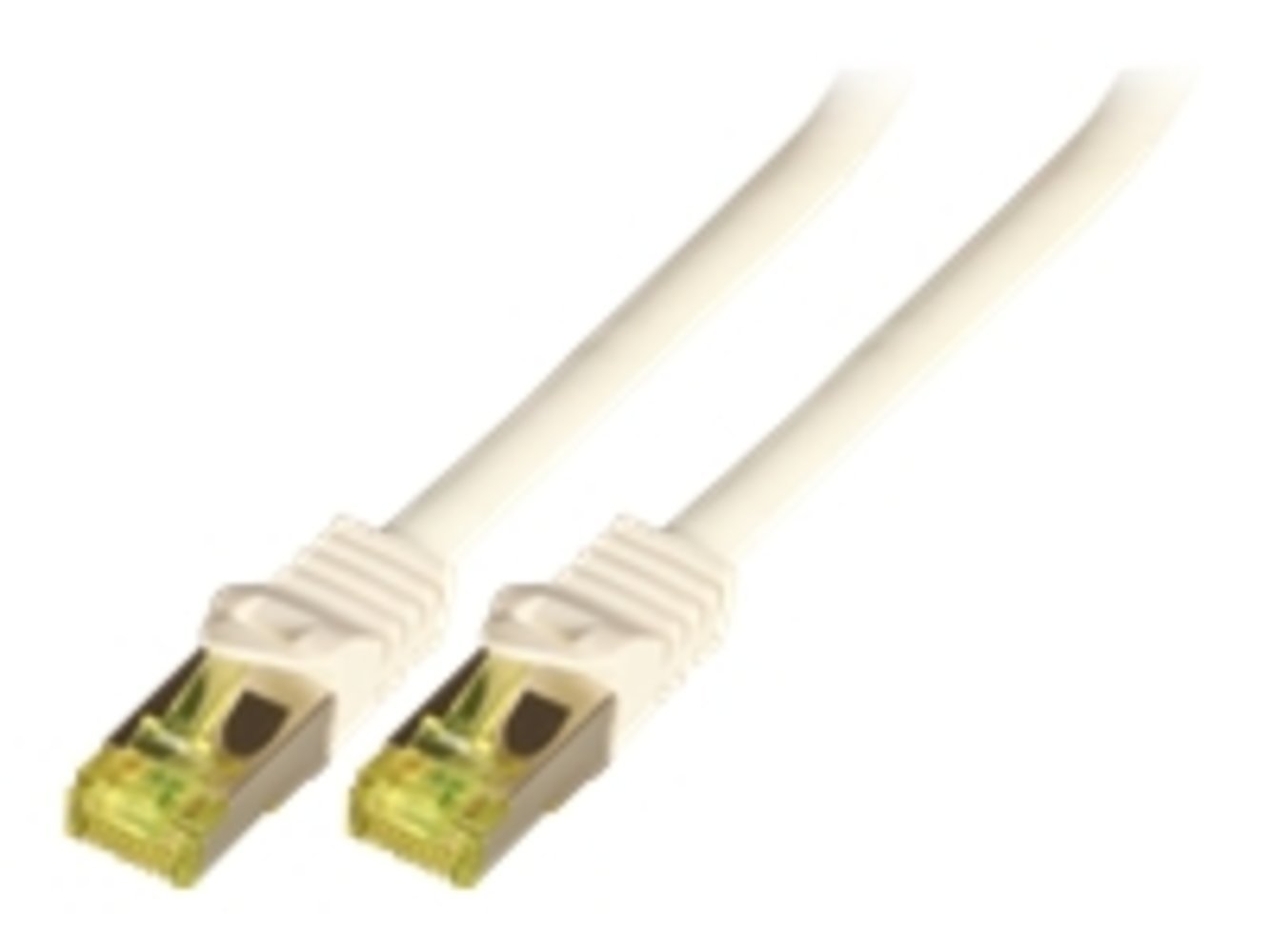 EFB RJ45 Patchkabel S/FTP, Cat6A-LSZH, Cat7 Rohkabel, 0.5m, weiß