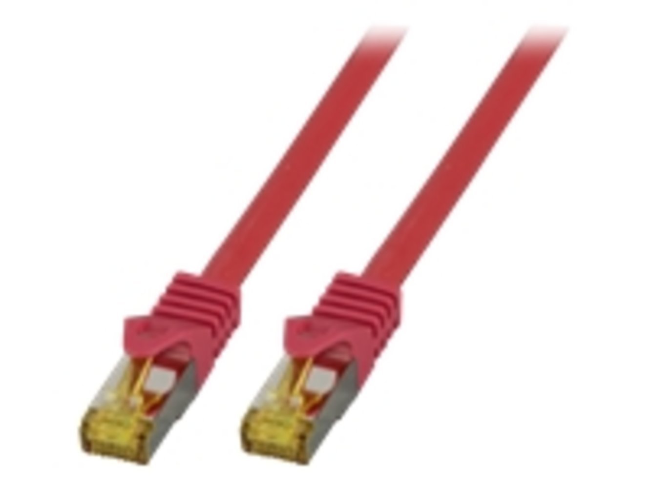 EFB RJ45 Patchkabel S/FTP.Cat6A.LSZH.Cat7 Rohkabel.20m.rot