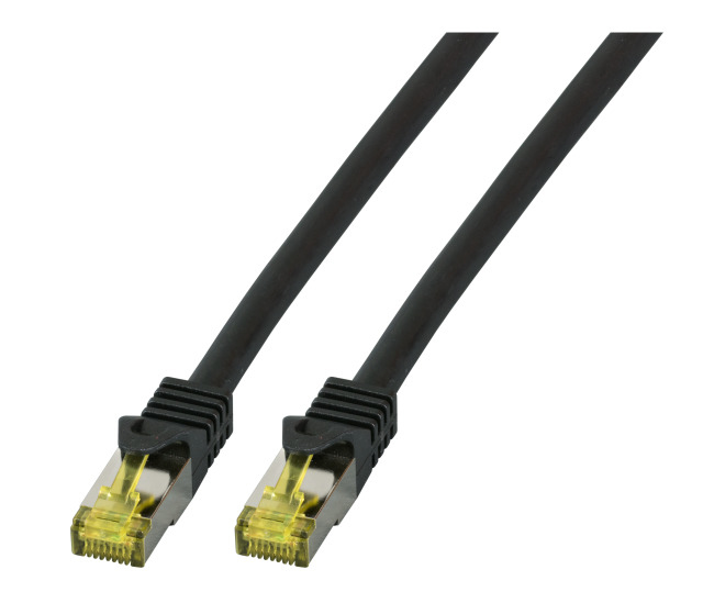 EFB RJ45 Patchkabel S/FTP.Cat6A.LSZH.Cat7 Rohkabel.30m.schwarz