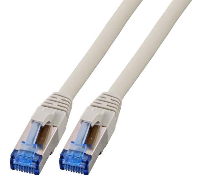 EFB RJ45 Patchkabel - S/FTP, Cat6A, Cat7, TPE superflex, 1.5m, grau