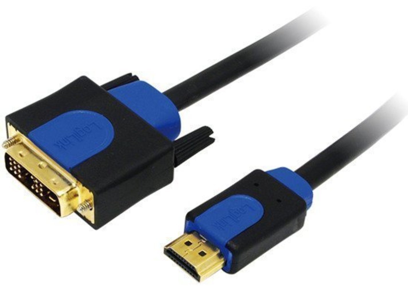 LogiLink Kabel HDMI zu DVI DVI zu HDMI 3.0 Meter