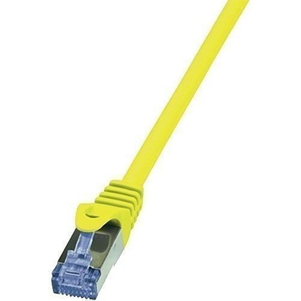 LogiLink CAT6A S/FTP Patchkabel AWG26 PIMF gelb 1m