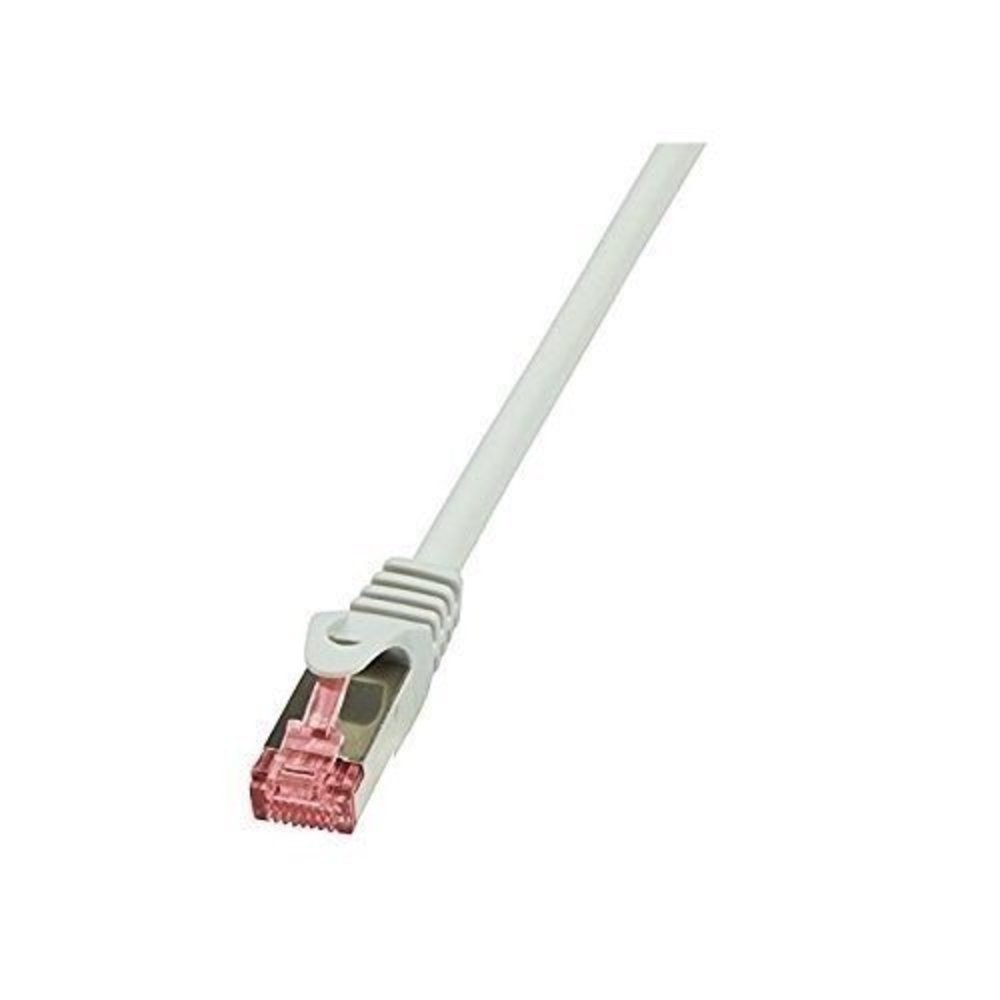 LogiLink CAT6 S/FTP Patchkabel AWG27 PIMF grau 0.25m