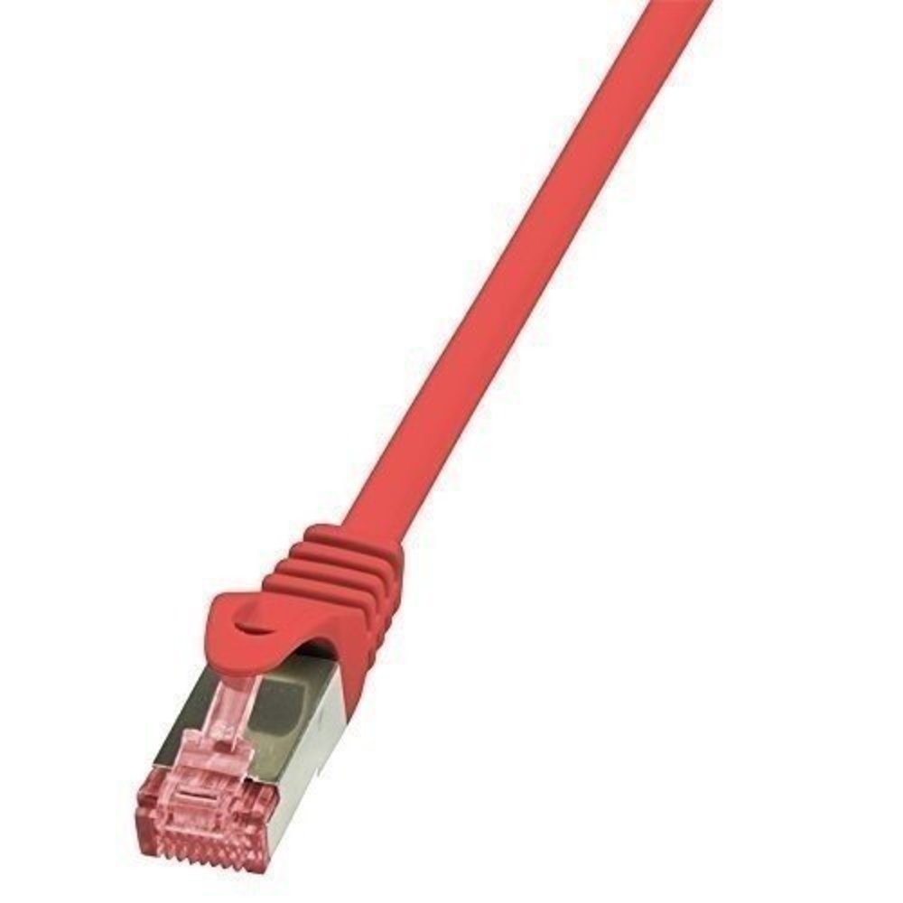 LogiLink CAT6 S/FTP Patchkabel AWG27 PIMF rot 1m