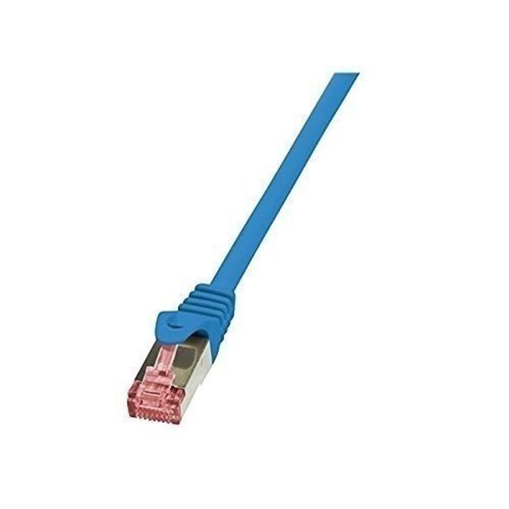 LogiLink CAT6 S/FTP Patchkabel AWG27 PIMF blau 0.50m