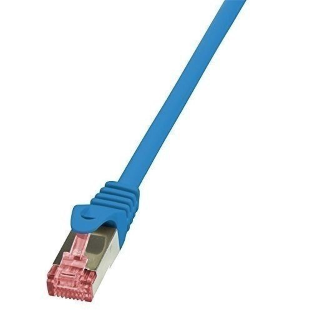 LogiLink CAT6 S/FTP Patchkabel AWG27 PIMF blau 1m