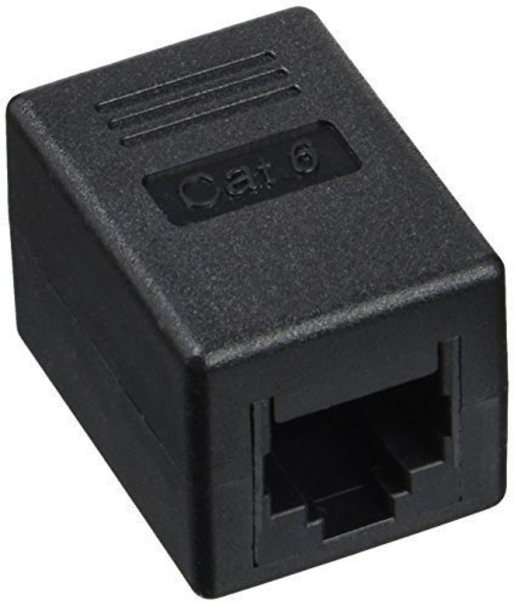 Logilink Patchkabelverbinder 1:1 2x RJ45 Cat6 UTP schwarz