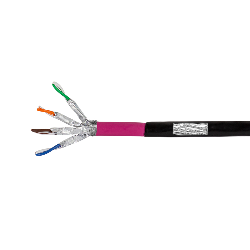 Logilink Erdverlegekabel S/FTP Cat7 AWG23 1000MHz schw 100m