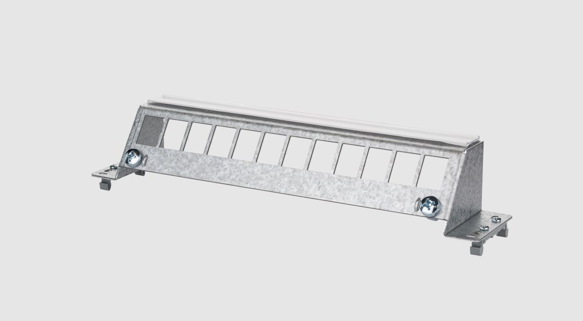 Metz Connect SmartConnect Patchpanel 12 Port Keystone unbestckt