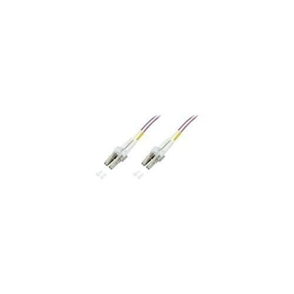 Mcab Duplex Jumper LC/LC 50/125 - 2: Glasfaser Patchkabel in Duplex-Ausführung mit LC-Stecker