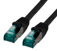 Mcab CAT6A S/FTP RJ45 LSZH 7.50M BK ---> Hochwertiges Mcab CAT6A S/FTP RJ45 LSZH Kabel, 7,50 Meter, Schwarz