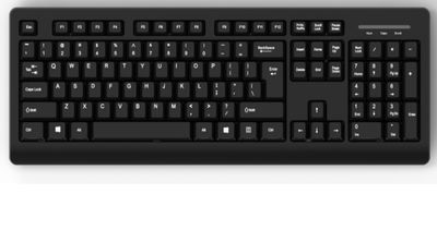 MediaRange Tastatur USB 2.0 schwarz