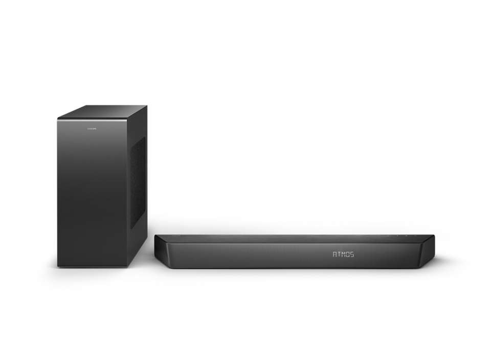 Philips TAB7807/10 3.1 Soundbar in Schwarz