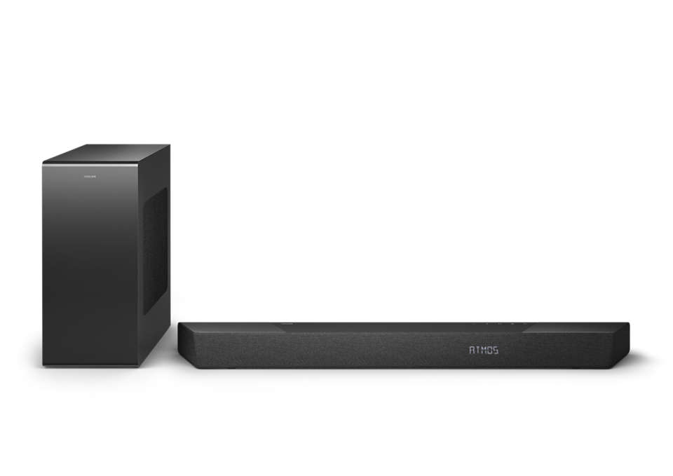 Philips TAB8907/10 3.1.2 Soundbar in Schwarz