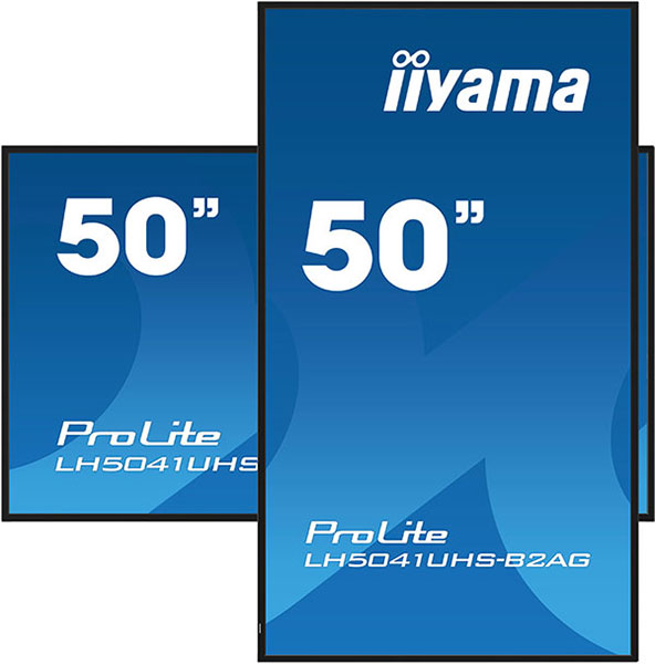 IIYAMA 4K UHD Monitor 125,7 cm VA mit VGA und 3x HDMI-Anschlüssen