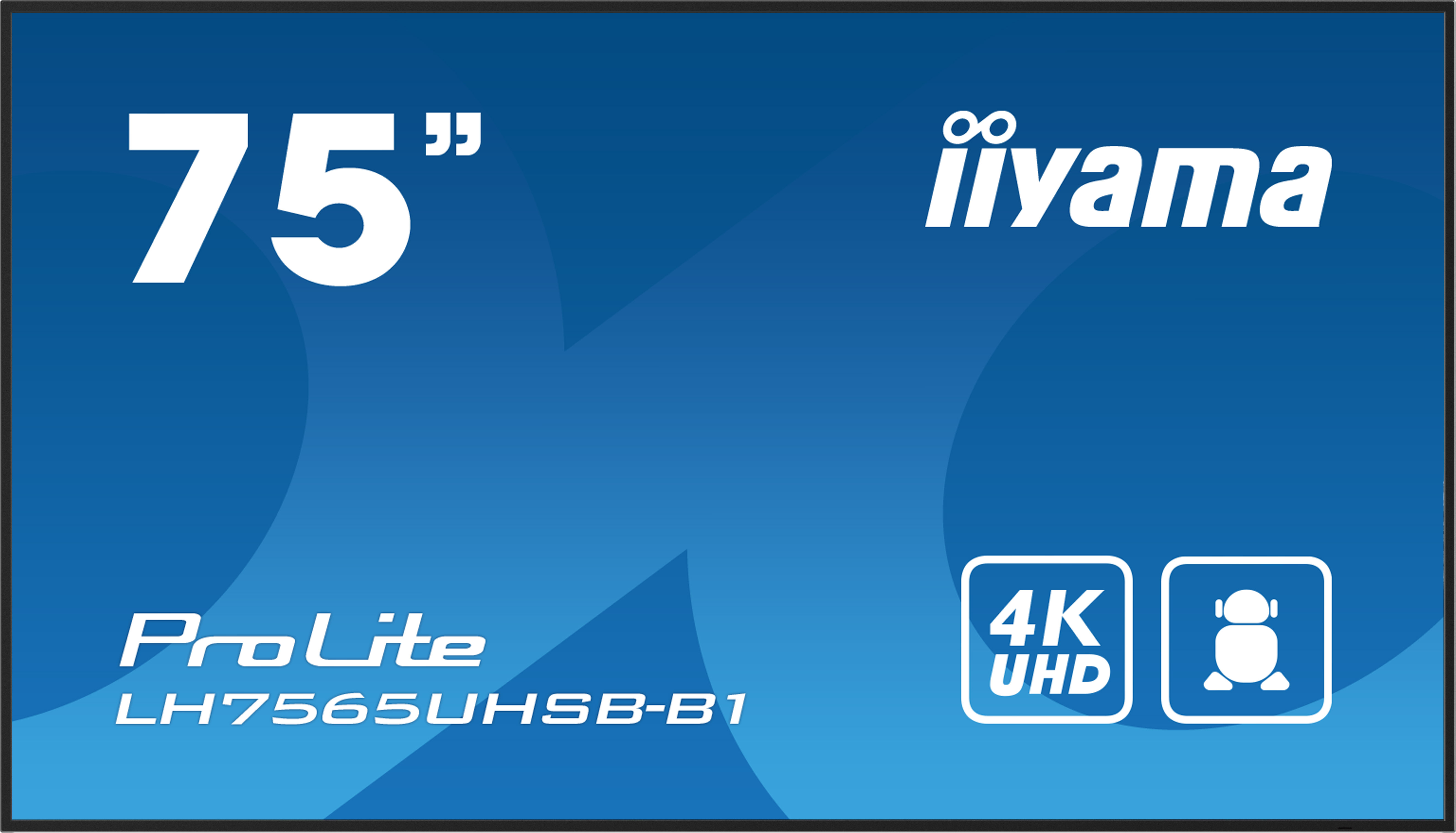 IIYAMA LFD ProLite LH7565UHSB-B1 - Professioneller Ultra-HD Large Format Display