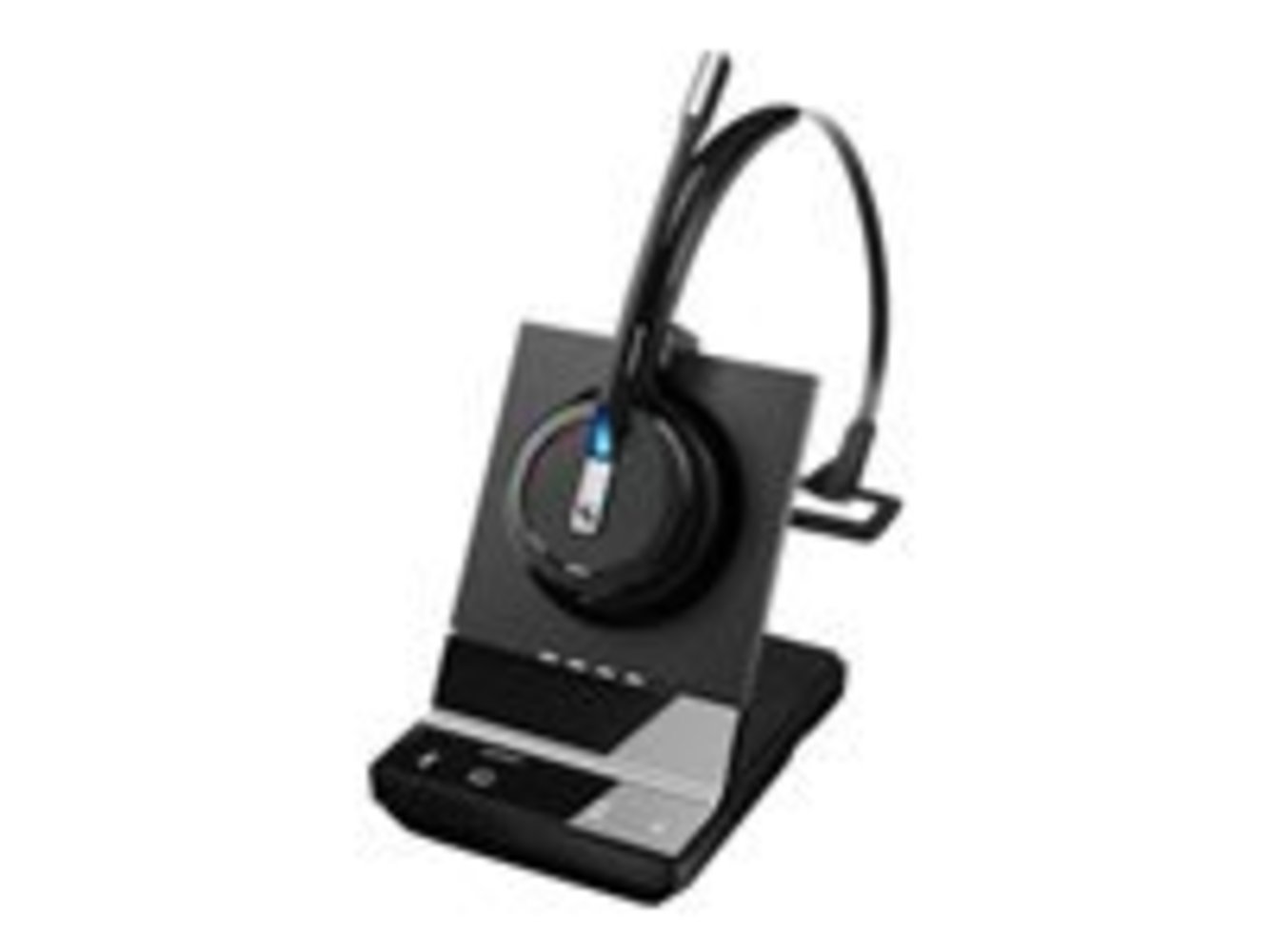 epos sennheiser impact sdw 5013 eu dect headset mit basisstation für softphone/pc usb-anschluss mit kopf- ohr- und nackenbuegel s4b