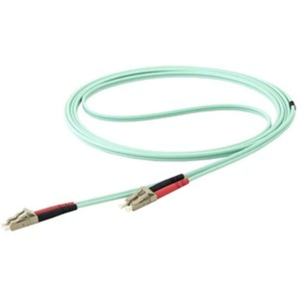 STARTECH.COM 15m OM4 LC auf LC Multimode Duplex LWL Patchkabel - Trkis - 50/125 - LWL - 40 / 100Gb - LSZH