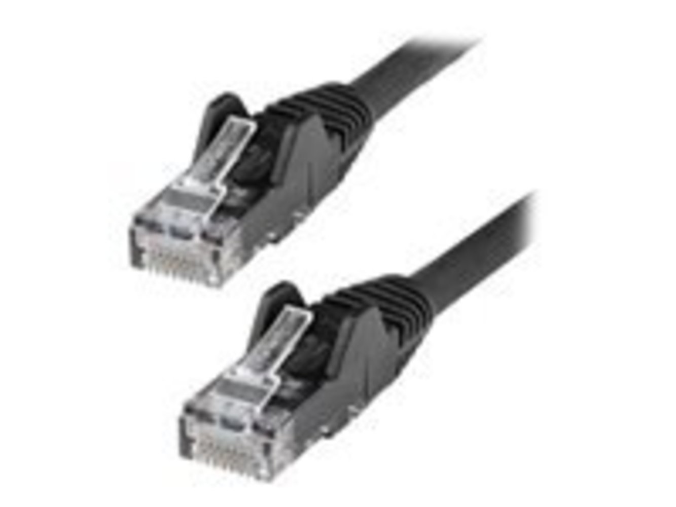 STARTECH.COM 1m Netzwerkkabel CAT6 - LSZH - 10GbE 650MHz 100W PoE RJ45 UTP Lan Kabel - Schwarz CAT 6 ETL 24AWG