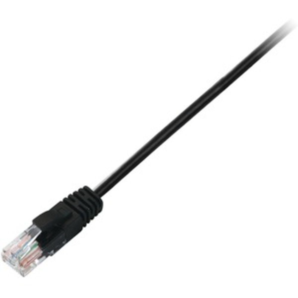 V7 CAT6 Ethernetkabel, Schwarz, UTP, 10 Meter